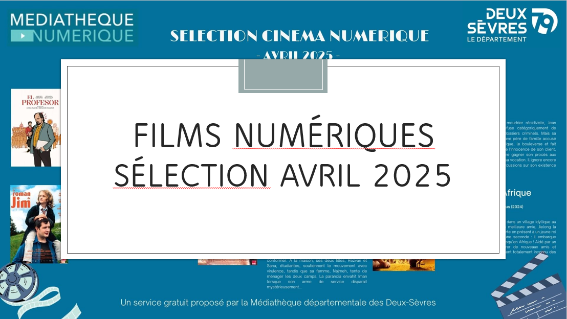 Affiche cinéma numérique janvier 2025